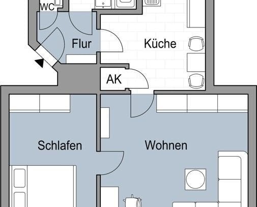 Tolle DG-Wohnung in Derendorf