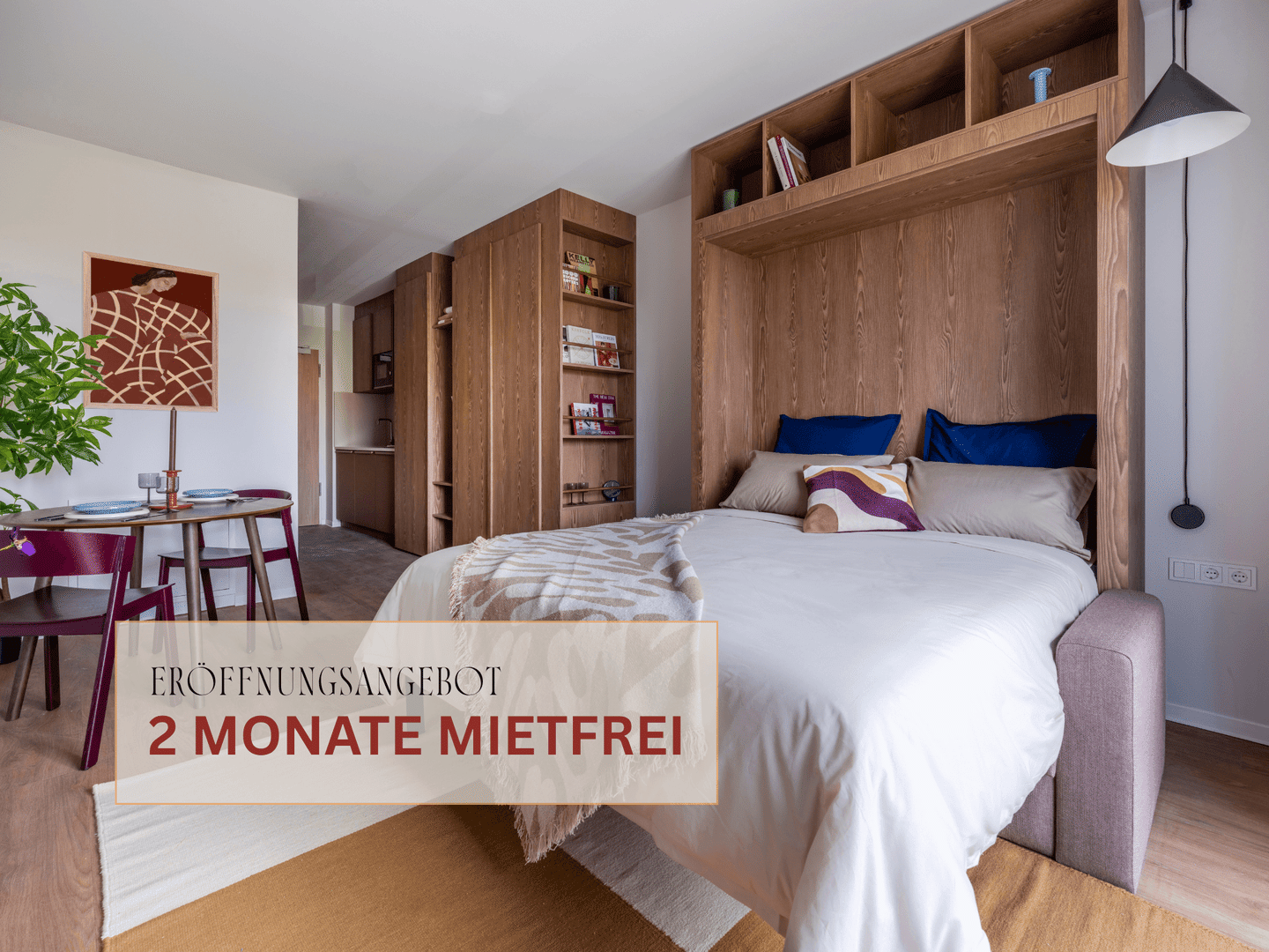 Möblierte Studio Wohnungen mit Gemeinschaftsflächen: Padelplatz, Fitness, Dachterrasse & mehr - Photo 1