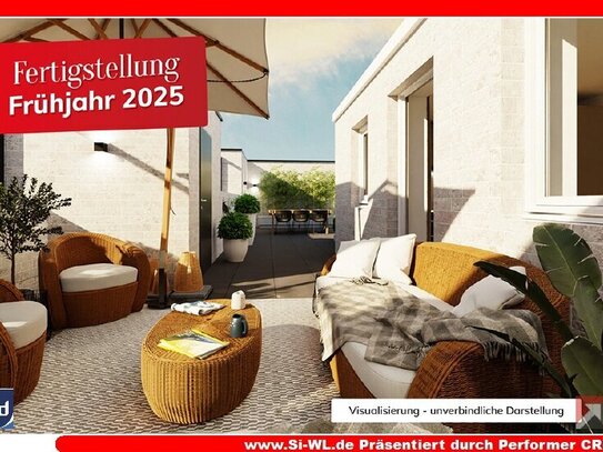 Penthouse mit Dachterrasse. Besichtigung jeden Freitag im Januar 2025, um 15 Uhr