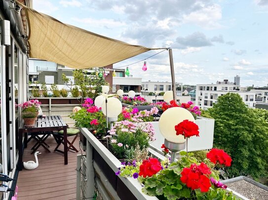 **Wohnen mit Dom-Blick ** Dachterrasse mit Süd-Ausrichtung //