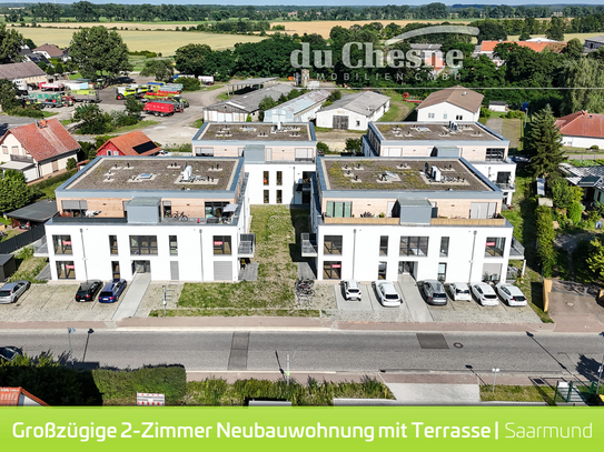 Moderne und großzügige Neubauwohnung im EG in Saarmund