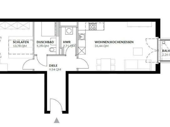 2-Zimmer-Wohnung voll ausgestattet in Berlin