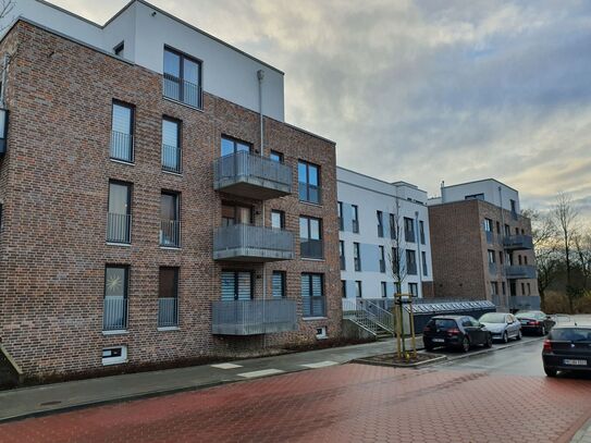 Nur mit Wohnberechtigungsschein - Schöne 2-Zimmer-Neubauwohnung mit Balkon in Lohbrügge