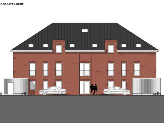 Neubau-Erdgeschosswohnung in zentraler Lage von Aurich