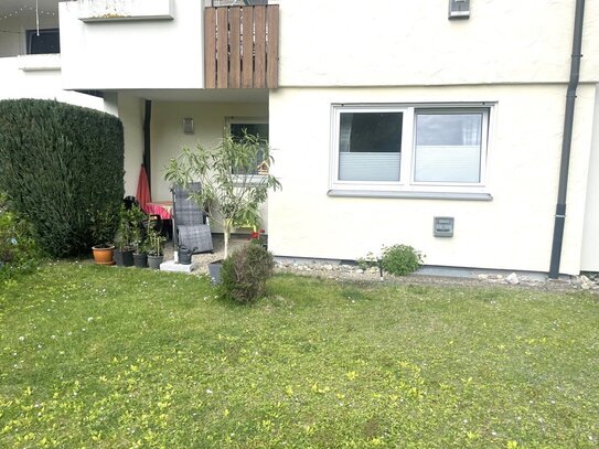 Kapitalanlage! vermietete 2 Zi. Wohnung Ulm-Böfingen mit Terrasse und Gartenanteil