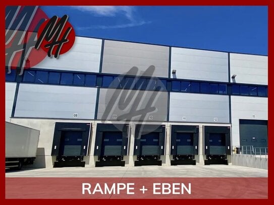 KEINE PROVISION - RAMPE + EBEN - Lager (2.000 m²) & Büro (100 m²)