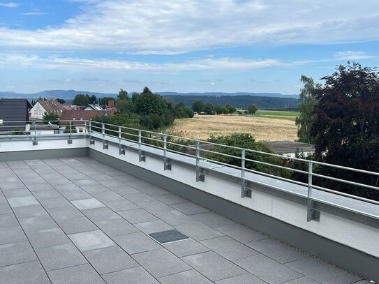 Das Panorama-Penthouse mit der Schwäbischen-Alb zum greifen nah!