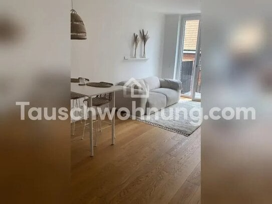 [TAUSCHWOHNUNG] Suche: Ab 3 Zimmer; Biete 2-Zimmer Neubau im Schloßquartier