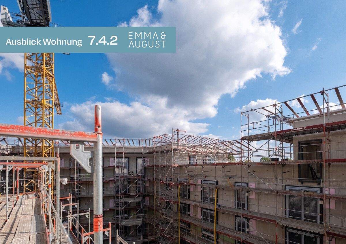 Endetage mit Dachterrasse & zwei Bädern - moderne 3-Zi.-Wohnung mit lichtdurchflutetem Wohnbereich