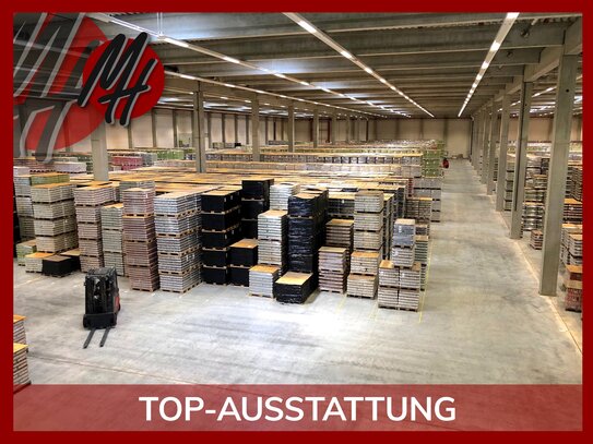 SCHNELL VERFÜGBAR - Lager-/Logistik (8.500 m²) & Büro-/Sozial (700 m²) zu vermieten