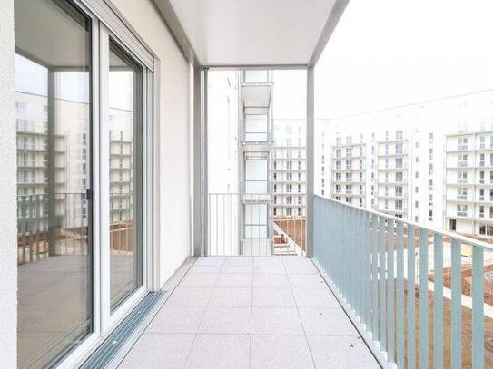 Vielfältig & modern: FRANKY! 2-Zi.-Wohnung mit Balkon, EBK, TG-Stellplatz! *Erstbezug*