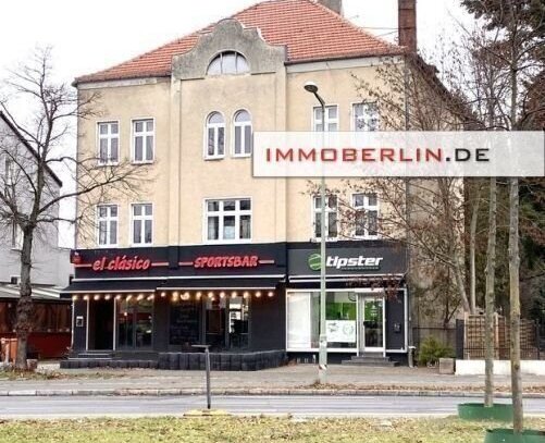 IMMOBERLIN.DE - Schönes Wohn-/Geschäftshaus + Remise mit Potential im Lichtenrader Zentrum