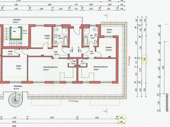 3 Zimmer Attikawohnung mit Dachterrasse