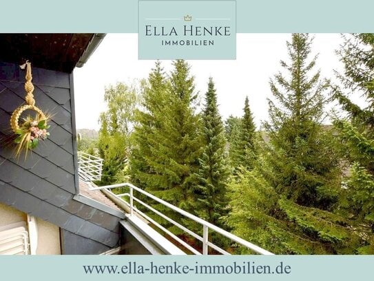 Helle, gemütliche Maisonette-Wohnung mit Balkon + Garage in guter Lage von Braunlage.