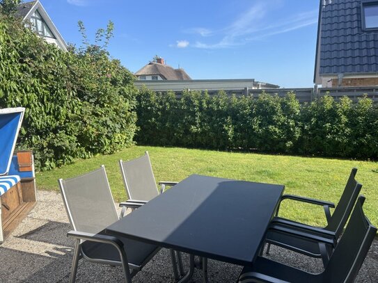 Charmante 3 Raum Erdgeschoss Ferienwohnung mit Süd-West Terrasse