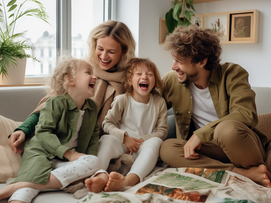 #Beliebt bei Familien, mit Garten in schöner grüner Wohfühlumgebung#