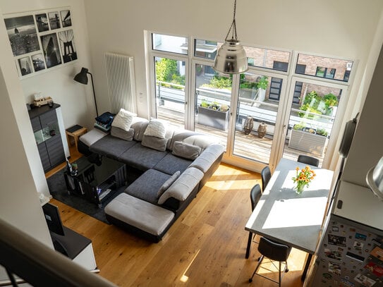 Moderne 2-Zimmer-Wohnung mit Dachterrasse