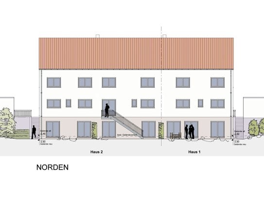 NEUMANN - KfW40! Neubau! Hochwertige & energieeffiziente Reihenhäuser in guter Lage - Zandt/Denkendorf