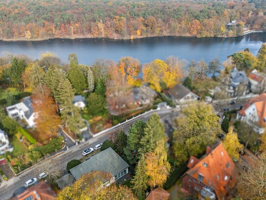 Haus am Schlachtensee in ruhiger Lage - nur 130m vom See entfernt