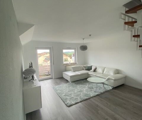 Schöne Maisonette-Wohnung 81,78 m² mit Balkon, EBK u. Stellplatz in Salem-Mimmenhausen