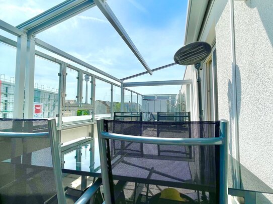 Seniorengerechtes Penthouse mit großer Dachterrasse in Südausrichtung