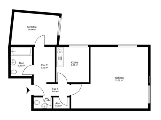 2-Zimmer-Wohnung in Dörverden