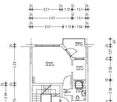 vermietete 1-Zimmer-Wohnung im Rembertiring