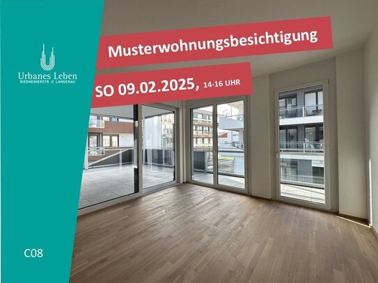 TRAUMHAFTE 3-ZIMMER NEUBAU-WOHNUNG IM 1. OG MIT SÜDAUSRICHTUNG MITTEN IN LANGENAU