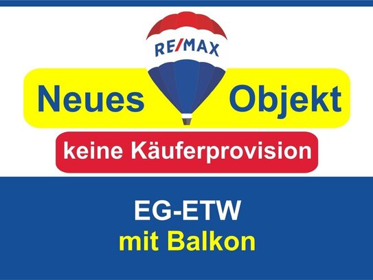 Keine Käuferprovision! Kaufen Sie ab € 299,- mtl.* / EG ETW mit Balkon !