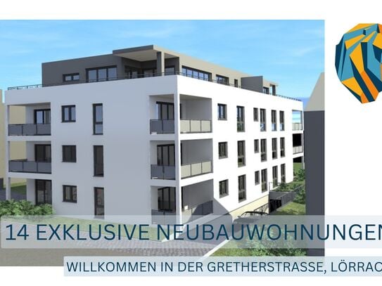 Exklusive Neubau-Penthousewohnung mit 136,55 qm im Zentrum von Lörrach zu verkaufen