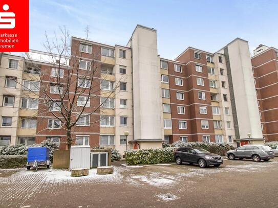 Bremen-Osterholz: Wohnen über den Dächern - Schöne 3-Zi.-Wohnung mit großer Terrasse und Stellplatz