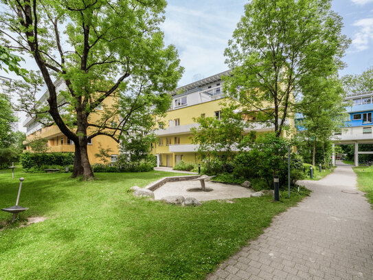 sonnig, grün, ruhig und frei top geschnittene 3-Zimmer Wohnung in zentraler Lage