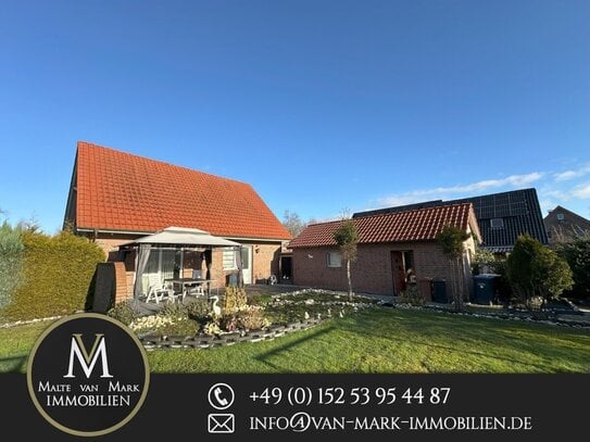 Modern, hell, neu renoviert--- Einfamilienhaus mit 4 Zimmern, Garage und Garten