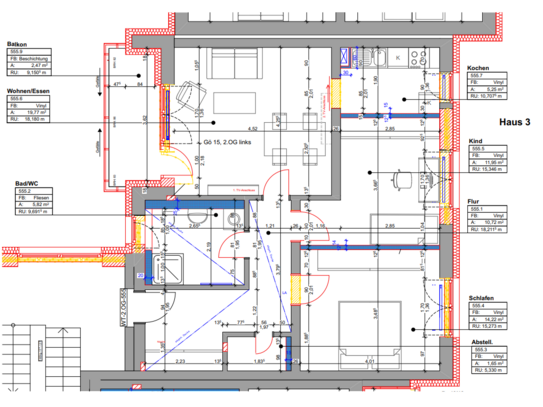 Moderne kernsanierte 3-Zimmer-Wohnungen