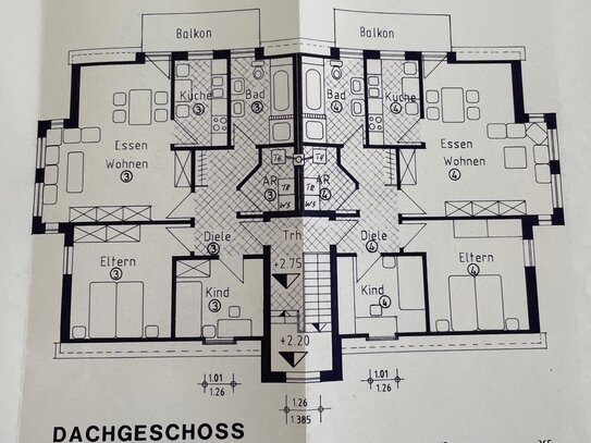 3 - Zimmerwohnung frei ab 15.12.24 oder 01.01.2025