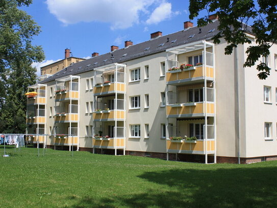 Ruhig gelegene 2-Raum-Wohnung mit Blick ins Grüne