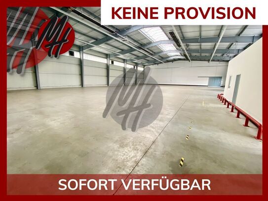 KEINE PROVISION - SCHNELL VERFÜGBAR - Lager (1.300 m²) zu vermieten