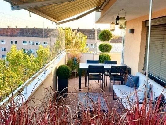 Penthouse Wohnung im Nibelungenviertel +++ mit EBK und rundlaufender Terrasse+++