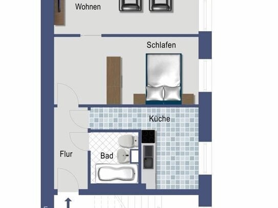 Vermietete Eigentumswohnung im 'Skandinavischen Viertel', 10439 Berlin