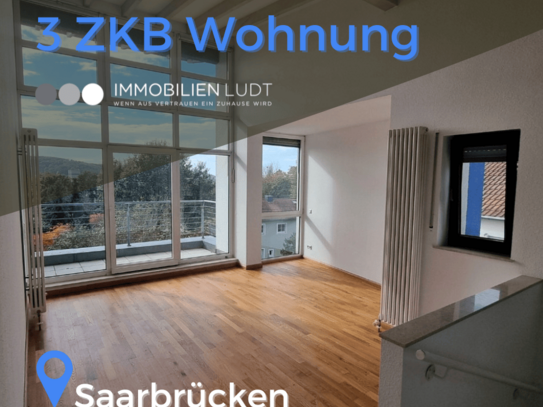 Attraktive 3 Zimmer Maisonette Wohnung in gesuchter Wohnlage in Saarbrücken inkl. Stellplatz.