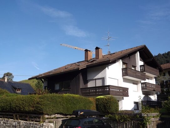 Wohnen im Bergdorf: Geräumige 2-Zimmer-Wohnung in Bad Hindelang - Ortsteil Hinterstein