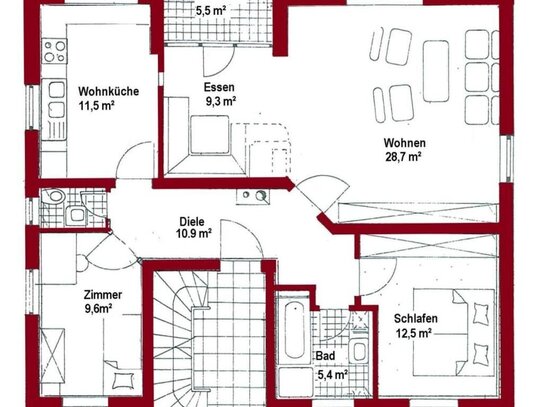 **Sagen Sie JA zum Eigenheim** Attraktive 3 Zi.-Whg. mit Wintergarten, EBK, Stellpl. und Garten.