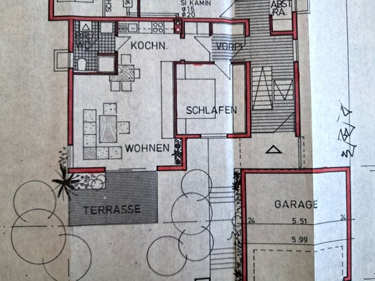 Vermiete zum 01.11.2024 helle, schön geschnittene 2-Zimmer-Einliegerwohnung