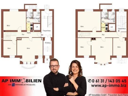 GEWERBEEINHEIT - 197 m², 7-Zimmer, 2 Küchen, 2 WC-Anlagen, Aufzug *BARRIEREFREI*