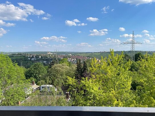 Lichtdurchflutete sonnige große 1 ZW Süd- Balkon mit Weitblick Wü,- Lengfeld, Schlafnische, sep. Küche, Bad neu renovie…