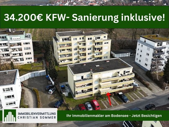 Zukunftsinvestition: 1-Zimmer-Wohnung KFW85-Standard - modernisiert