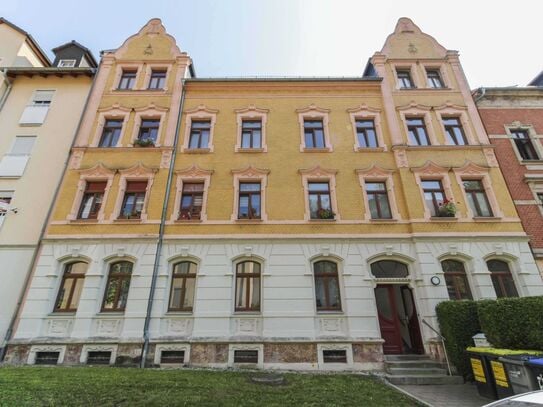 Für Kapitalanleger: Vermietete 3-Zimmer- Altbau-Wohnung mit Balkon in Chemnitz Hilbersdorf