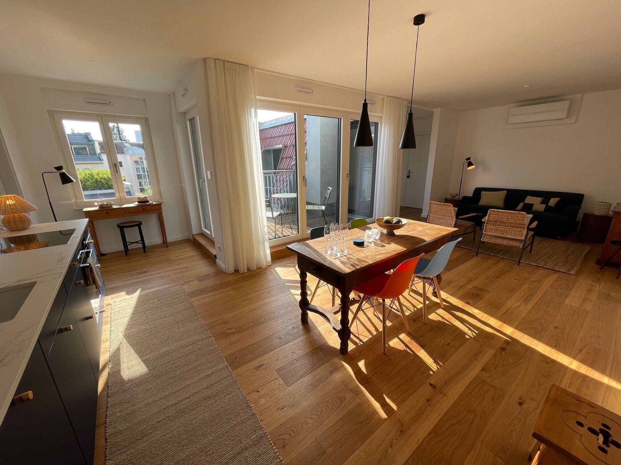 Soho-Style neue & wunderschöne 2 Zimmer Penthouse Wohnung mit Klimaanlage und Terrasse in Berlin-Mitte - Foto 1