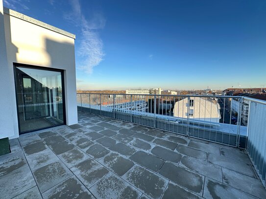 Erstbezug! Penthouse mit Blick auf den Fürther Stadtpark! ~ Stadtnah ~ TG-Stellplatz ~ Aufzug uvm.