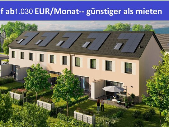 120 m² im KfW Effizienzhaus Kaufen zu Mietpreisen- ab ca. 1.000 EUR p.m.!!